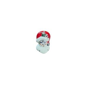 Avon Santa Tac Pin Red Enamel Christmas Brooch Holiday‎ Lapel
